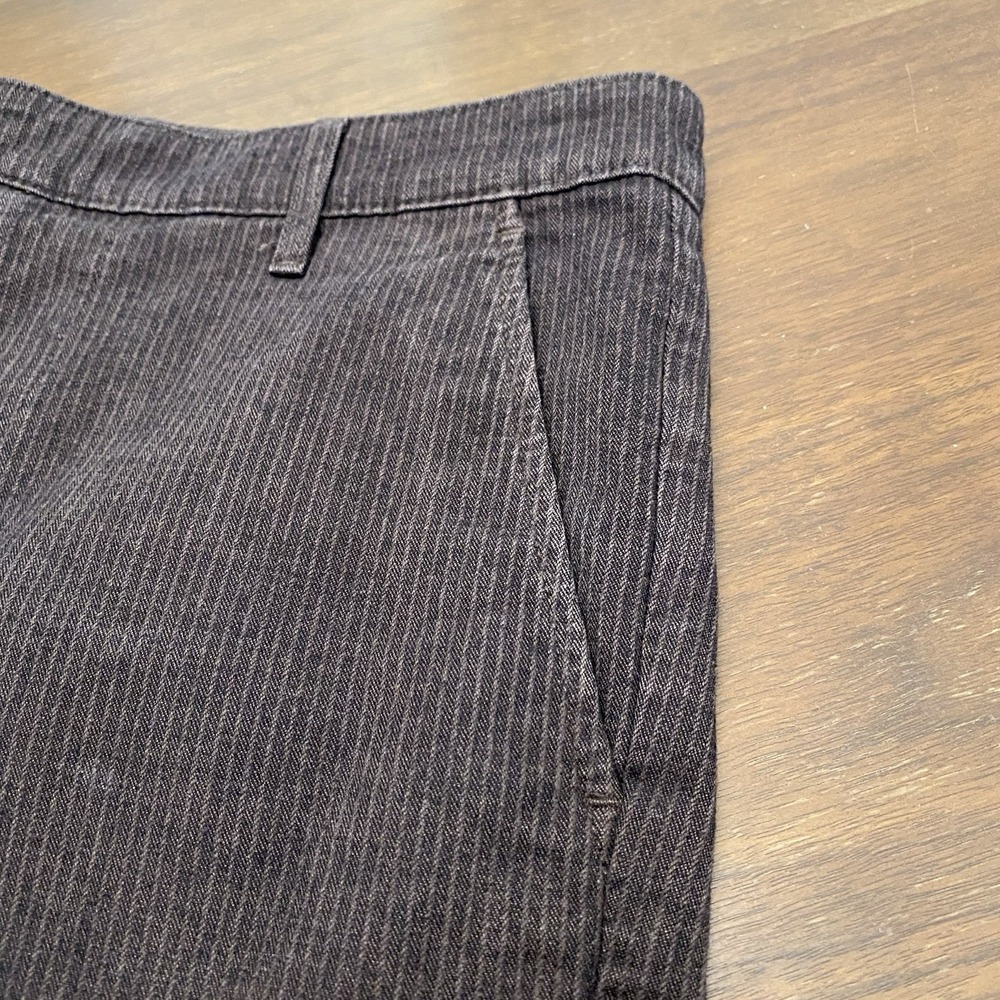 AG Adriano Goldschmied Men's 33 Marshall Slim Trouser Corduroy Pants Brown - Picture 4 of 15